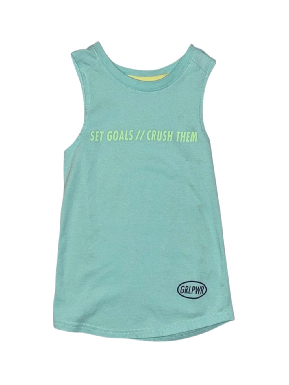 XERSION Girl's Green Tank Top Size XS 6/6X